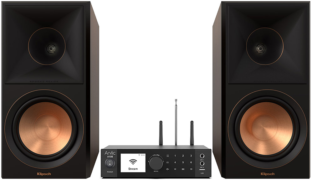 Arylic A100 + Klipsch RP-500M II